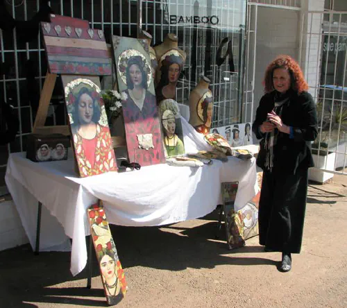 Lady walking in Melville