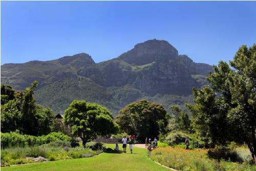 View on Kistenbosch Botanical Garden