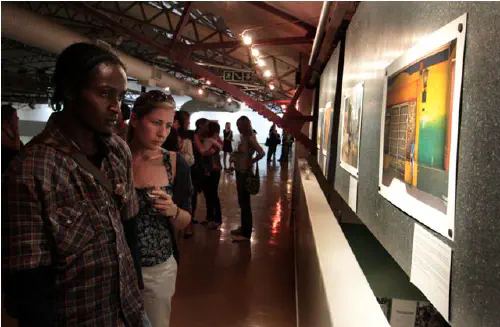 A photo exhibition at Museum Africa