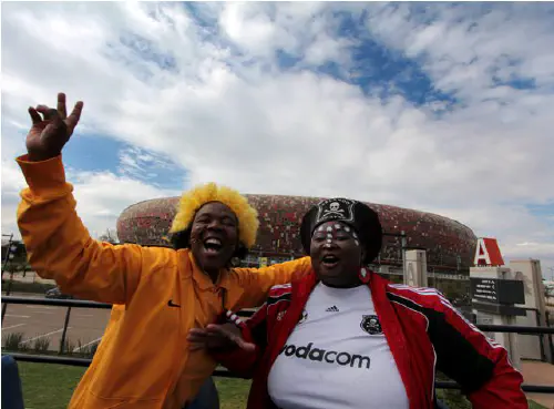 Divas in front of FNB Stadium