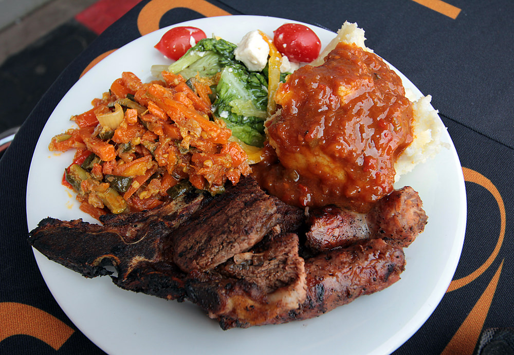 Lunch in Alexandra Township