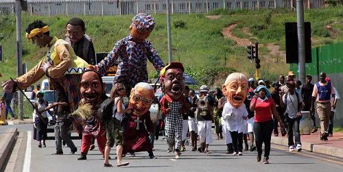 New Years parade in Jozi