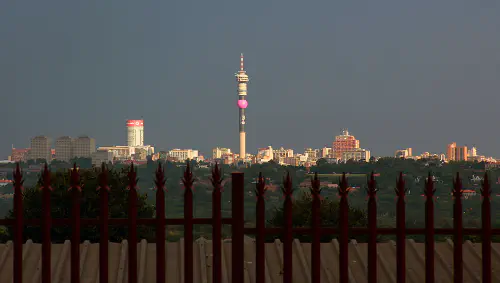 Pre-storm Jozi skyline