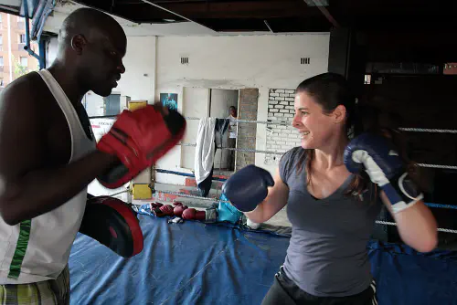 Heather boxing