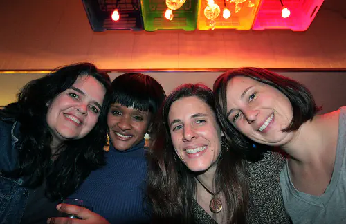Friends on Heather's birthday
