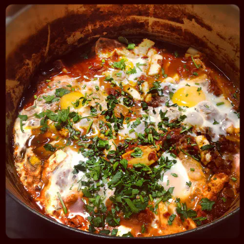 Shakshuka for brunch