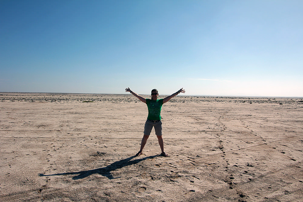 heather in desert