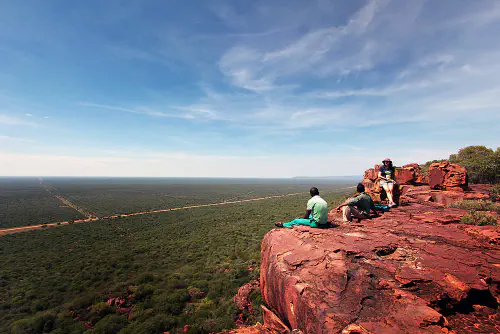 Tour group on the Waterberg Plateau