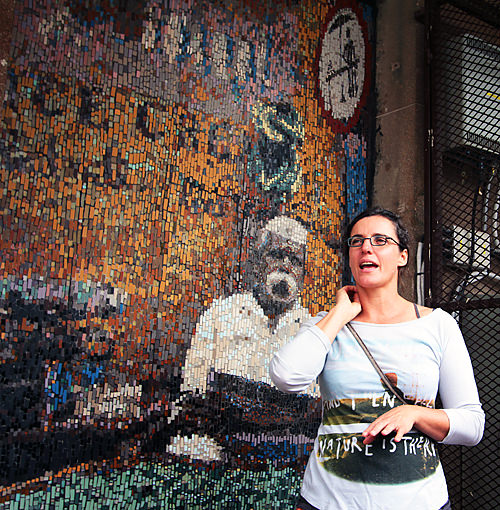 Hannelie and mosaic