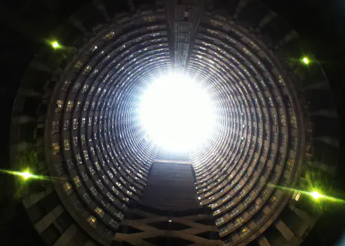 Inside the core of Ponte City