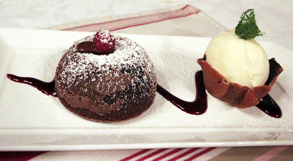 molten chocolate