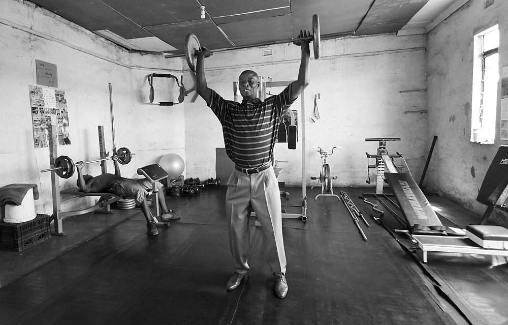 Peter in gym