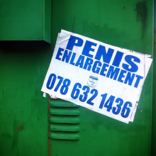 Penis enlargement sign