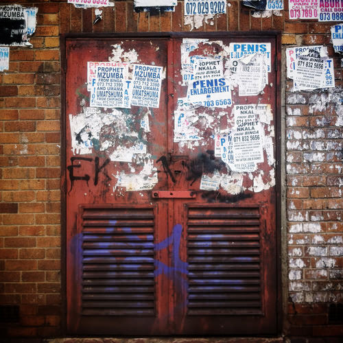 wall of signs
