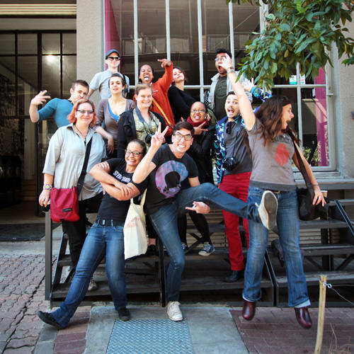 group shot crazy