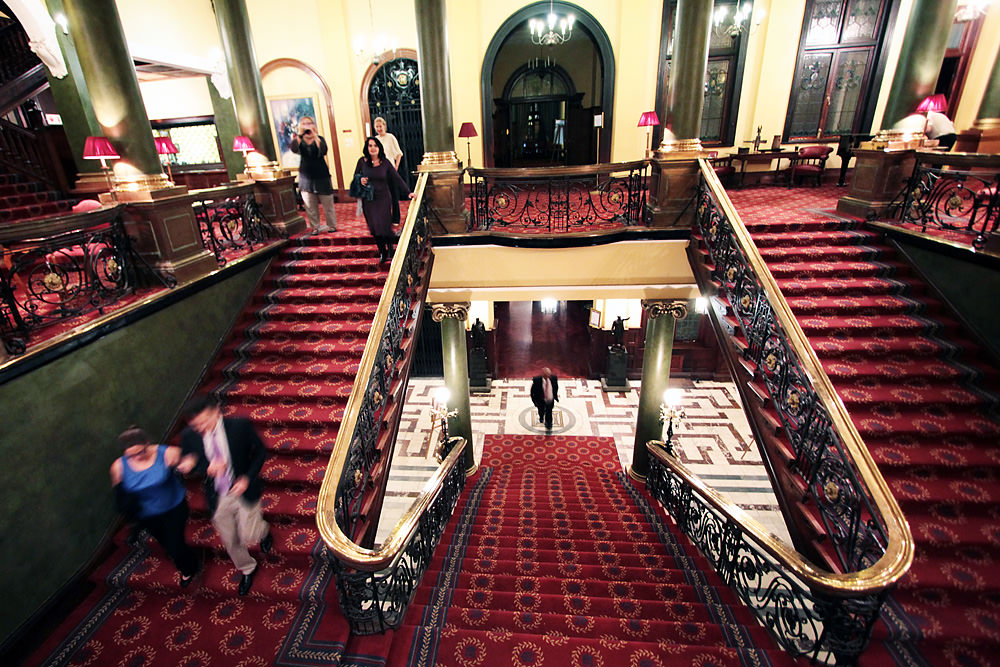 going downstairs
