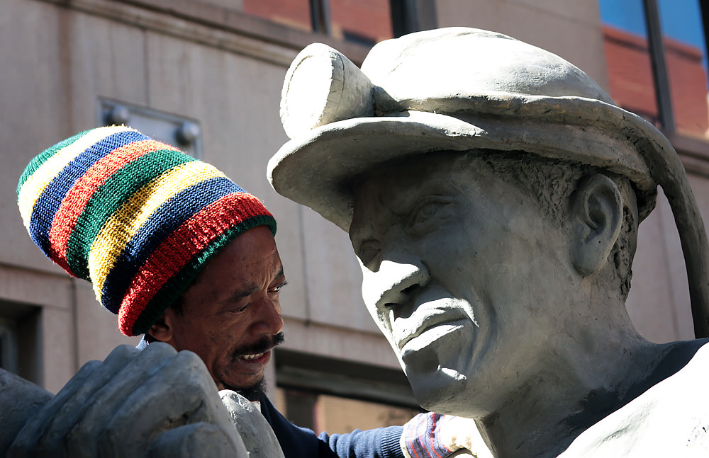 mining statue