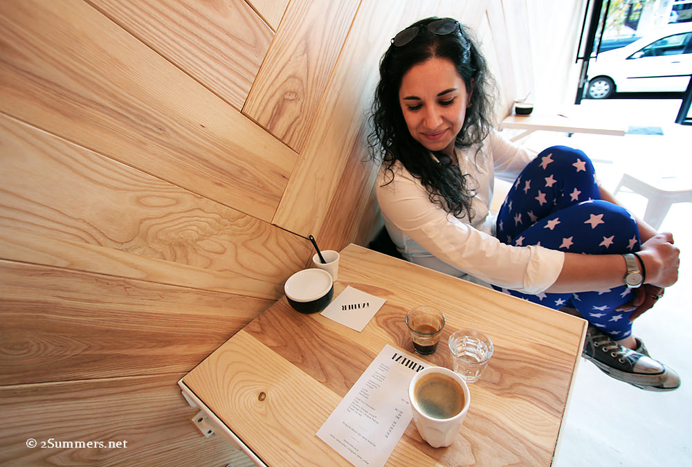 Anita and coffee