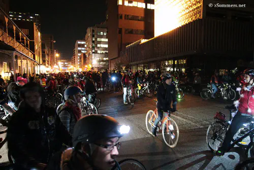 Cyclers at Critical Mass
