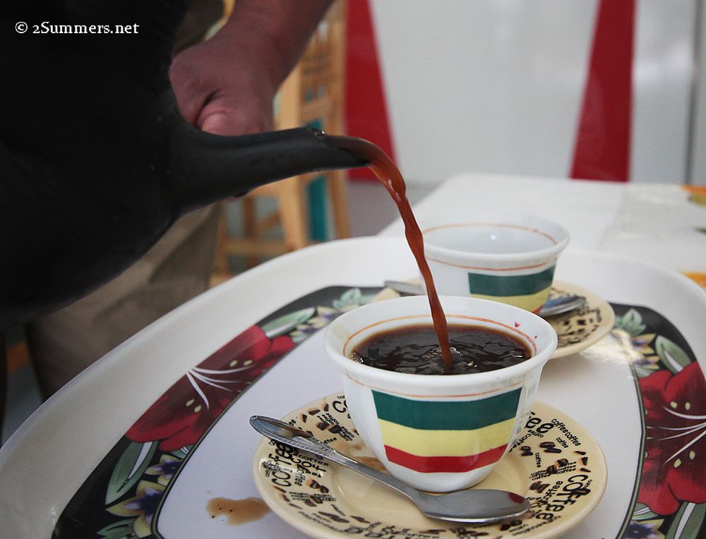 coffee pour