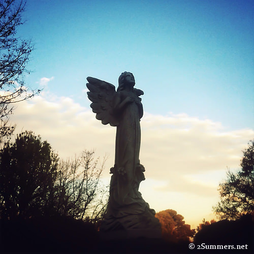 Angel silhouette