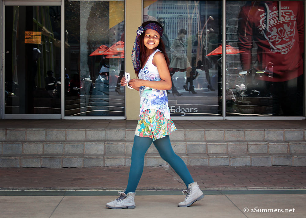 Girl walking