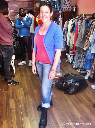 Heather in shoes