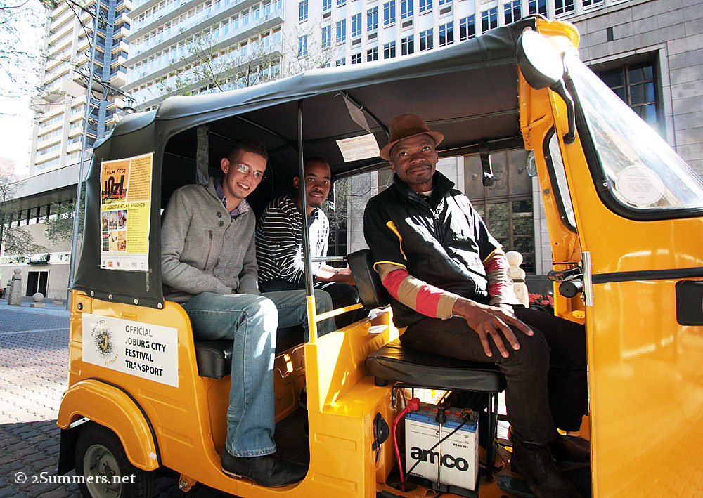 Henri in tuk-tuk