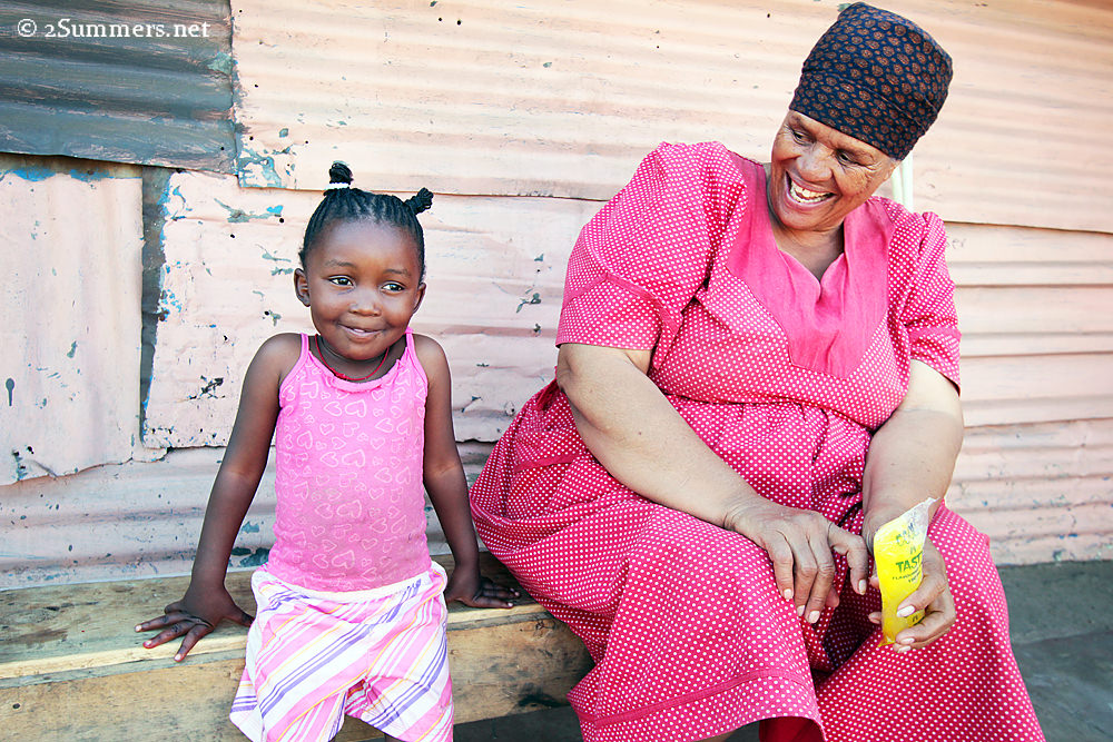 Girl and grannie