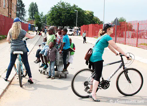 Cycling in Soweto