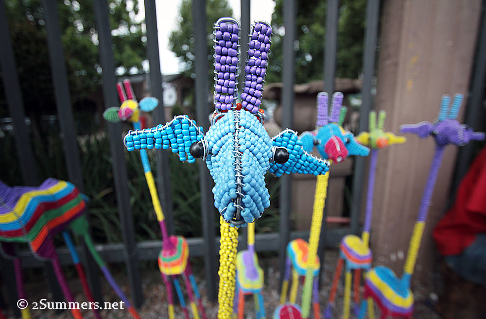 Blue giraffe