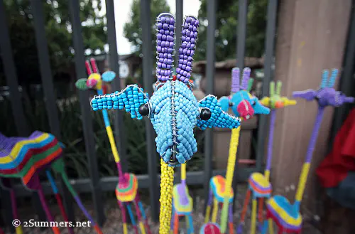 Beaded giraffe
