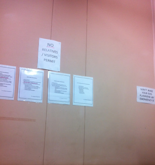 bad planning sign