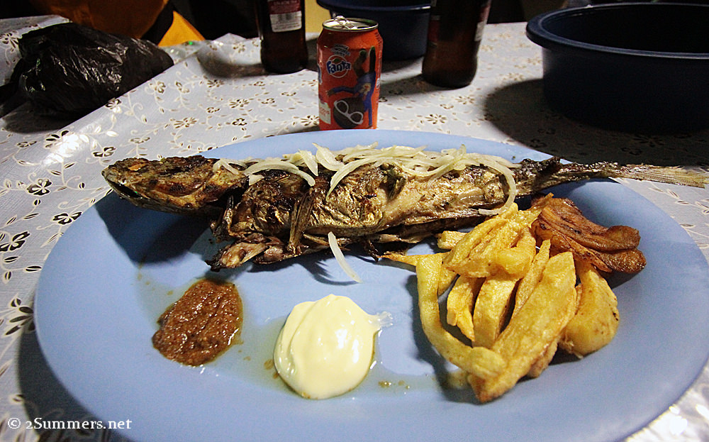 Grilled fish