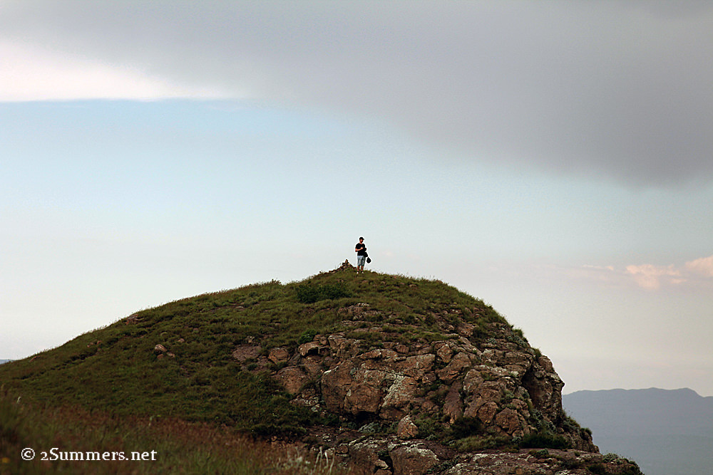 Guy on hill