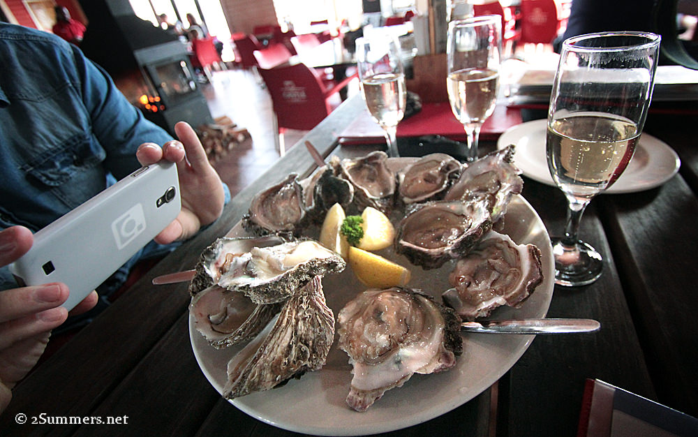 Shooting oysters