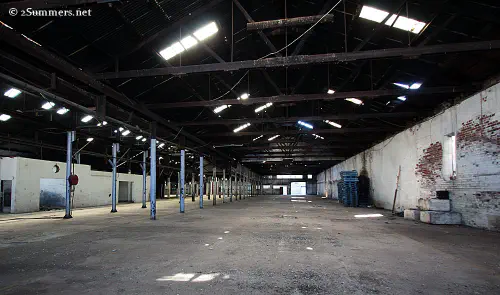 Inside the Sheds