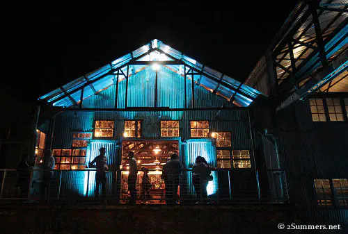 Outside the Sheds
