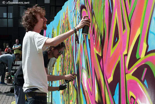 Graffiti painting