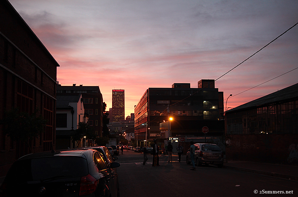Pub crawl sunset