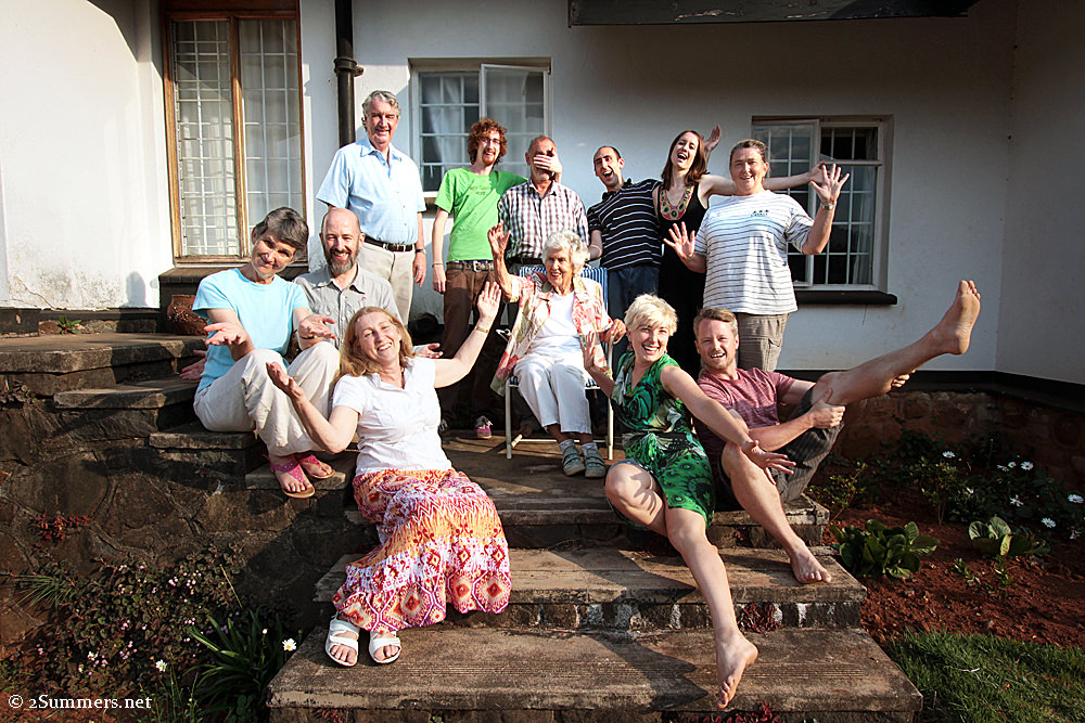 Family shot crazy