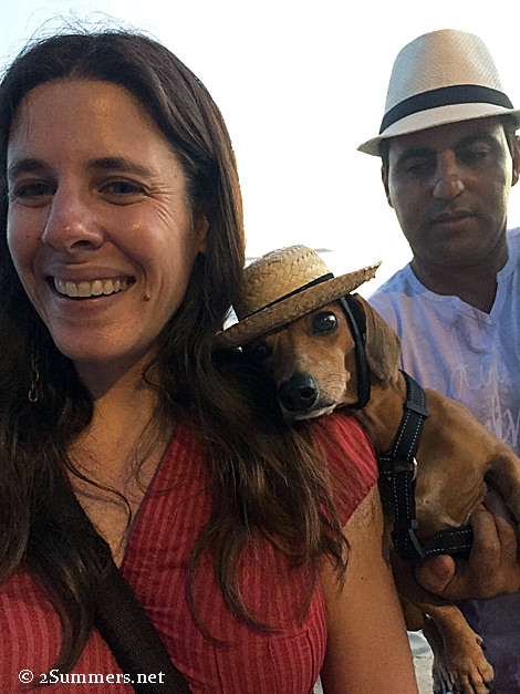 Heather and dog