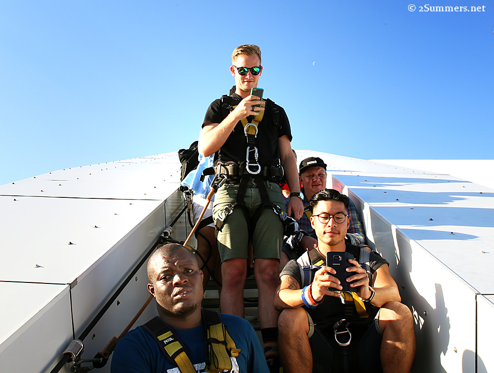 Waiting to jump