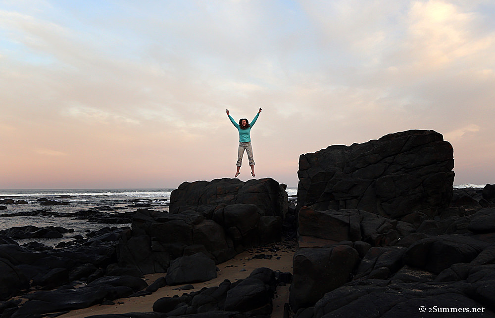 Heather jumping