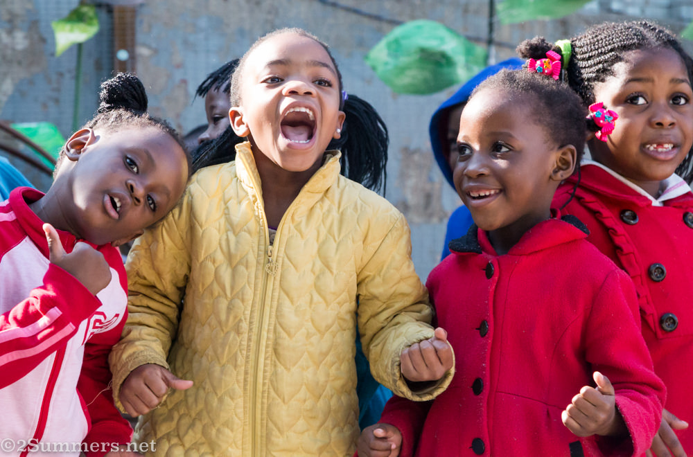 Excited, happy kids