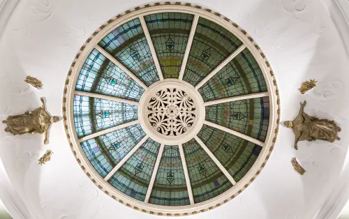 Corner House Capital Cafe coffeeshop ceiling
