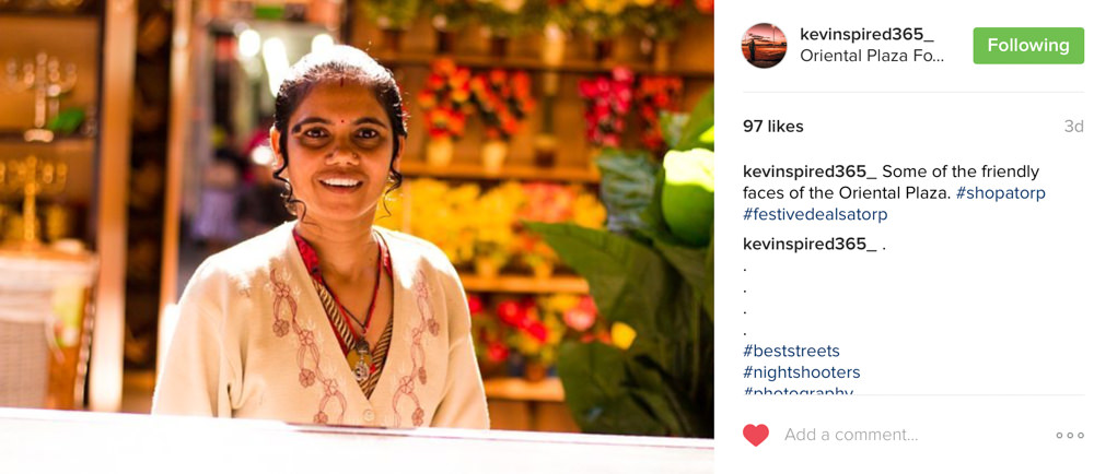 Oriental Plaza Instameet contest third place