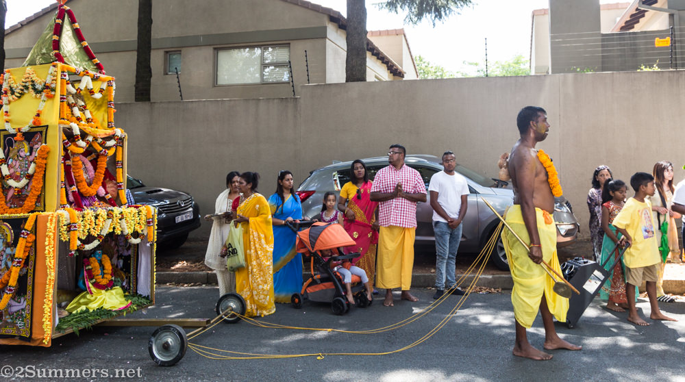 Vinesh and chariot