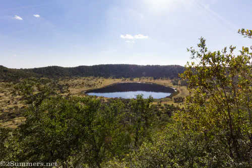 Tswaing Crater and lake