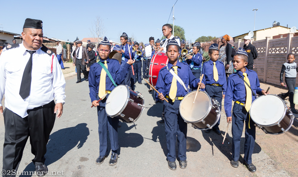 Band marches